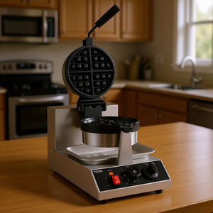 Máquina para hacer gofres Vevor de 1300W, comercial, eléctrica, con placas antiadherentes para uso en hoteles, con enchufe estadounidense. - Product Image 2