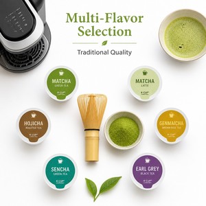 Cápsulas de Matcha de Compatibilidad Universal, Compatibles con Cafeteras Keurig, Selección de Múltiples Sabores, Cápsulas de Té Saludables a Granel - Product Image 2