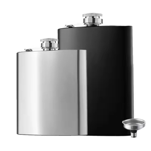 Petaca de whisky de acero inoxidable 304 de alta gama, cuidadosamente seleccionada, portátil para uso en exteriores, 5 onzas, estilo compacto y minimalista. - Product Image 6