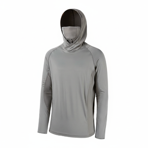 OEM Hombres UPF50 + Camo Pesca Deportes Sudadera con capucha de manga larga de secado rápido transpirable Camisa Máscara impermeable Tallas grandes para a prueba de viento - Product Image 1