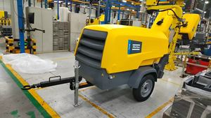 Nuovo Compressore d'Aria e di Energia Mobile Atlas Copco XAS98G T3 con Attacco per Rimorchio Europeo per Edilizia - Product Image 3