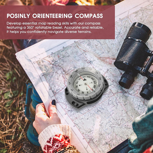 Boussoles de montre-bracelet magnétiques Q60T haute précision et lumineuses pour la survie en plein air, la randonnée, la <span class=keywords><strong>plongée</strong></span>, la <span class=keywords><strong>plongée</strong></span> sous-marine - Product Image 6