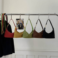 Sac à bandoulière en PU pour femme, style coréen, collection printemps/automne, simplicité urbaine, vintage, tendance, décontracté