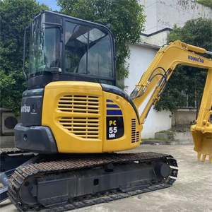 Máquinas de Ingeniería para Construcción de Carreteras de Segunda Mano de Alta Calidad, Excavadora Komatsu Usada Pequeña PC 56 de 5 Toneladas, Miniexcavadora PC55 - Product Image 6