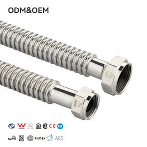 Ống thép không gỉ 304 mạ thép không gỉ Ống kim loại linh hoạt Nước khí Chịu nhiệt độ cao Ống nước bền DN25 - Product Image 1