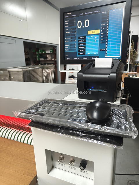 YUTAI Automatic 1800mm Working Area 220V Leather Measuring Machine with 1 Year Warranty for Shoe Bags Making Factory