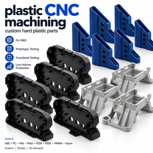 Custom Precision CNC Milling Turning Parts PEEK POM Nylon <b>Engineering</b> <b>Plastic</b> Prototype OEM Machining Service - Product Image 1