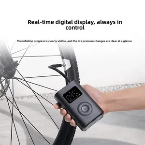 Mi-Mijia <b>Portable</b> <b>Air</b> <b>Compressor</b> 3 Tire Inflator 150PSI 5000mAh, 6 Preset Modes, Digital Gauge, LED Light, Type-C Rechargeable - Product Image 2