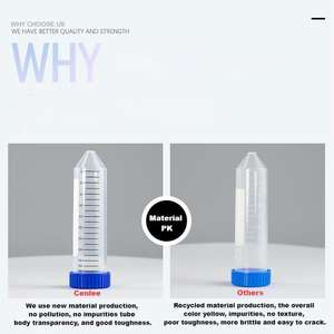 Microtubes en plastique transparent haute transparence sans ADN/ARN Cenlee 0,2 ml <span class=keywords><strong>Tubes</strong></span> PCR à paroi mince avec bouchon à pression compatibles avec la plupart des thermocyclateurs - Product Image 5