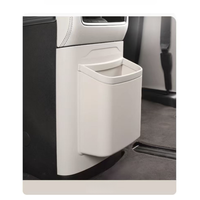 Boîte de rangement d'accoudoir arrière de voiture en matériau ABS nouvellement améliorée, la poubelle convient aux accessoires BYD DENZA D 9