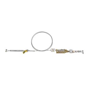 Système de ligne de vie horizontale 3M DBI-SALA, câble de 60 pieds avec terminaison Wedgegrip, tendeur à cliquet, absorbeur d'énergie - Product Image 1