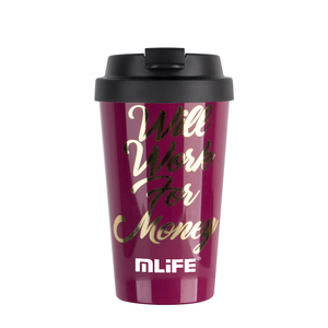 ถ้วยกาแฟไร้สาร BPA ขนาด380มล. พร้อมฝาปิดออกแบบโลโก้ได้เองสำหรับเด็กผู้ใหญ่สำหรับงานปาร์ตี้กลางแจ้ง - Product Image 4