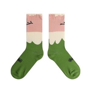 Spring Summer Plaid <b>Socks</b> Women Literary Fresh Style Contrast Color Cotton <b>Socks</b> Wholesale - Product Image 2
