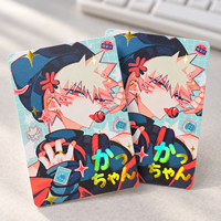 Impression de cartes personnalisées, cartes à collectionner d'anime avec feuille holographique, cartes photo laminées mat double face