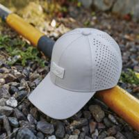 Gorra de Béisbol de Malla de 6 Paneles con Corte Láser, Secado Rápido, con Logotipo Personalizado, para Hombre y Mujer, de Alta Calidad y Ligera, para Correr