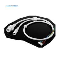 Cable de Extremo para CCTV de 8 Núcleos, Cable LAN con Alimentación por Ethernet, Puertos RJ45 de 12V CC para Módulo de Cámara IP