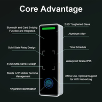 Sistema de Control de Acceso Biométrico WiFi a Prueba de Agua, Control Remoto por Aplicación, Alta Capacidad, Thinmoo