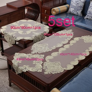 Set di <span class=keywords><strong>Runner</strong></span> e Tovagliette da Tavola Autunnali, <span class=keywords><strong>Runner</strong></span> Boho Decorativo e Sottopentola da Cucina, <span class=keywords><strong>Runner</strong></span> da Tavola Argentati - Product Image 2
