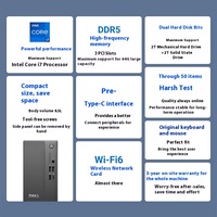 Dernier modèle Dells DELLS Tower 2025 Nouveau produit Dells ECS1250 avec processeur I3/I5/I7/Ultra 8G/16G/32G RAM DDR5 256G/512/1T/ SSD
