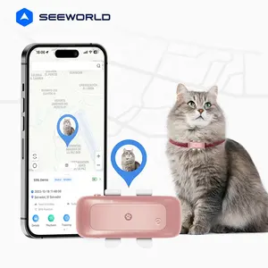 Collar inteligente de larga distancia para mascotas Rastreador Tracker Locator impermeable 4G GPS dispositivo de seguimiento para gato perro Localizador