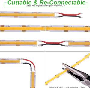 Bande COB Flexible étanche haute densité IP67 IP68 320leds/m Led Cob <span class=keywords><strong>Strip</strong></span> <span class=keywords><strong>Light</strong></span> pour la décoration extérieure de la piscine - Product Image 4