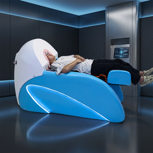 Lit de massage en fibre de verre pour salon de coiffure, fauteuil de lavage de cheveux avec massage automatique pour institut de beauté - Product Image 1