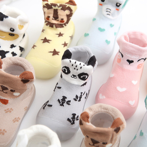 冬用暖かいベビーウォーキングシューズ 厚底ソフトソールソックスシューズ 男の子女の子用 - Product Image 3