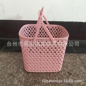 ตะกร้าช้อปปิ้งพลาสติกมีหูหิ้ว ทนทานสำหรับใช้ในชีวิตประจำวัน - Product Image 2