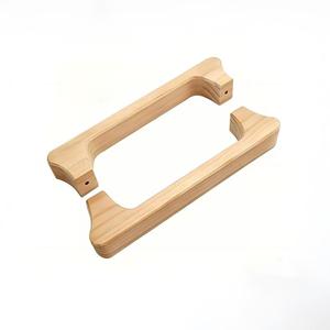 Poignées de meubles en bois en forme de barre, design minimaliste, quincaillerie de cuisine durable, tirants de tiroir en bois - Product Image 5