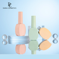 Prêt à expédier, en stock, flacon de vernis à ongles en gel vide, carré, mat, personnalisé, 12 ml, de luxe, avec pinceau et bouchons dorés