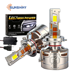 Ampoules <span class=keywords><strong>de</strong></span> phares LED pour voiture Sunshiny G100 H4 H7 500W 50000LM, haute puissance, super lumineuses, vente en gros d'usine - Product Image 4