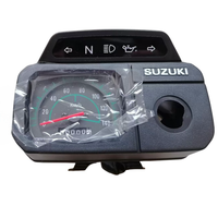 Grosir AX100 suku cadang sepeda motor mekanik Tachometer Led Odometer Speedometer sepeda motor untuk Suzuki AX100