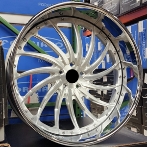 Cerchi Forgiati in Alluminio 6061-T6 da 19 20 22 24 26 Pollici, 2 o 3 Pezzi, Cromati o Oro Rosa per Rolls-Royce Phantom Cullinan <span class=keywords><strong>Ghost</strong></span> BMW Wraith - Product Image 4