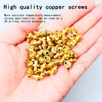 M4M3 Screw Thermocouple K Type Pt100 High Temperature Sensing Probe 3D Printer Nozzle Accessories Temperature Sensor