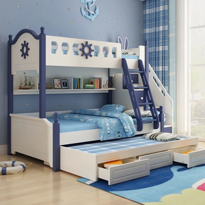 เตียงสองชั้นทรงโมเดิร์นสำหรับเด็กผู้หญิง รุ่น DK Board-Wood Princess ขนาด Twin Twin High Low ผลิตจากวัสดุเป็นมิตรกับสิ่งแวดล้อม หุ้มด้วยผ้าโพลีเอสเตอร์อย่างดี ให้ความสะดวกสบาย - Product Image 6