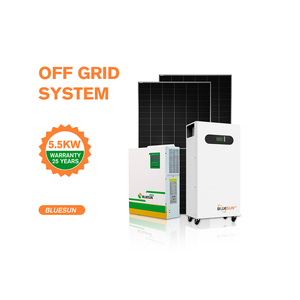 Ce TUV chứng nhận 5KW năng lượng mặt trời hệ thống với pin lithium ion sao lưu chi phí hiệu quả Hot bán cho sử dụng nhà MPPT điều khiển - Product Image 1