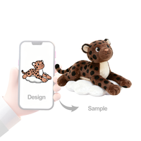 Peluche Mule Anime Personnalisée de Haute Qualité, Super Douce, Anti-Stress