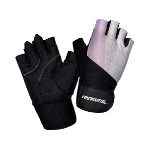 Gants de fitness roses légers et respirants pour femmes, gants de gym à marque privée, vente en gros, faible MOQ, gants de CrossFit et d'haltérophilie - Product Image 1
