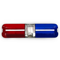 Barre de lumière de secours à led rouge bleu ambre 47 pouces 216w avec haut-parleur sirène LED lumière stroboscopique d'avertissement
