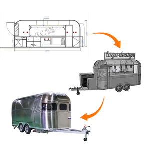 Camion de restauration mobile entièrement équipé pour la vente de pizzas, de barbecues, de glaces, de café, de nourriture, de boissons, etc. - Product Image 3