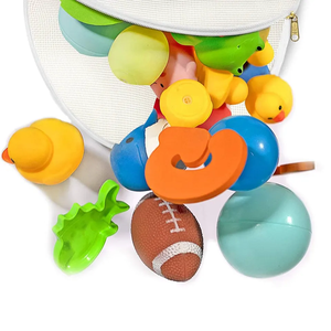 Angelbaby Organisateur de jouets de bain pour <span class=keywords><strong>baignoire</strong></span> de bébé <span class=keywords><strong>Filet</strong></span> suspendu en maille Sac de rangement pour jouets pour enfants <span class=keywords><strong>avec</strong></span> 2 crochets - Product Image 6