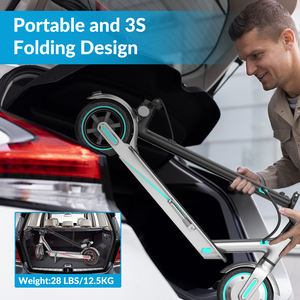 Scooter eléctrico plegable Ook Tek V8 Scooter 36V 10.5Ah 8,5 pulgadas ruedas de Peine de miel E Scooter para adultos fácil de llevar superventas - Product Image 4