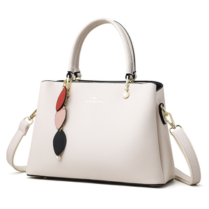 2025 New Fashion Women's <b>Tassel</b> Design Crossbody <b>Handbag</b> Single Shoulder Open Closure Solid Color Vintage Two PU Polyester Lady - Product Image 1