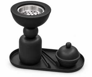 Glass & Wooden <b>Incense</b> Burner for <b>Incense</b> Sticks <b>Cones</b> Outdoor Meditation Travel and Aromatherapy Fragrance Applications - Product Image 5