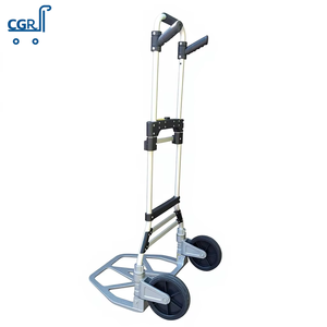 Carrello Pieghevole in Alluminio con Ruote TPR, Capacità di Carico 80KG, per Shopping e Attrezzi, Personalizzabile con Supporto OEM - Product Image 3