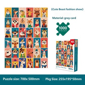 Vente en gros de puzzles personnalisés pour adultes, impression sur mesure, <span class=keywords><strong>1000</strong></span> à 2000 pièces, fabricant de puzzles personnalisés - Product Image 1