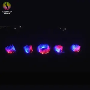 Outdoor Floated Illuminated water Fountain with DMX512 Controlled LED Lights For Big Lake