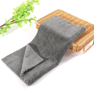 Toalla de microfibra Coral Fleece blanca tejida tipo gofre para limpieza de autos, cocina, vasos y detalles de ventanas de automóviles. - Product Image 2