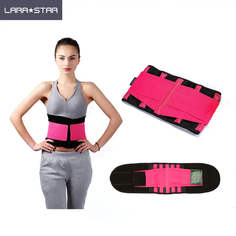 LS0810 Taillen trimmer gürtel, Slimmer Kit, Weight Loss Wrap, Unterstützung für den unteren Rücken und die Lendenwirbel säule mit Saunaanzug-Effekt