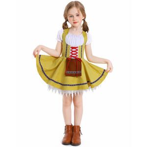 Costume d'Halloween pour filles Jupe multicolore pour le commerce extérieur et pour Amazon Allemagne pour la performance du festival de la bière pour enfants - Product Image 2